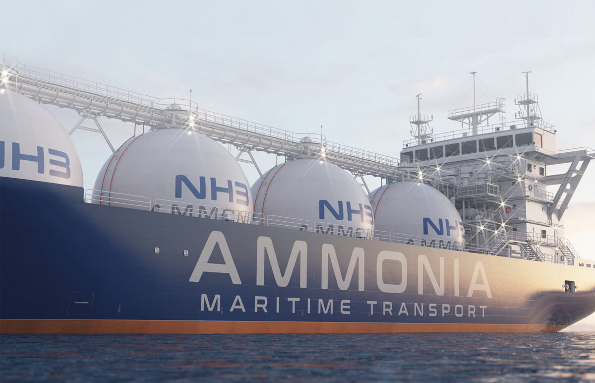 Successful 800m³ ammonia transfer in Rotterdam