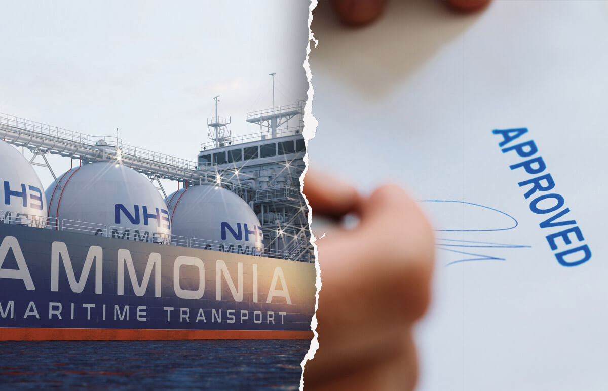 Ammonia-fueled ships given UK the go-ahead
